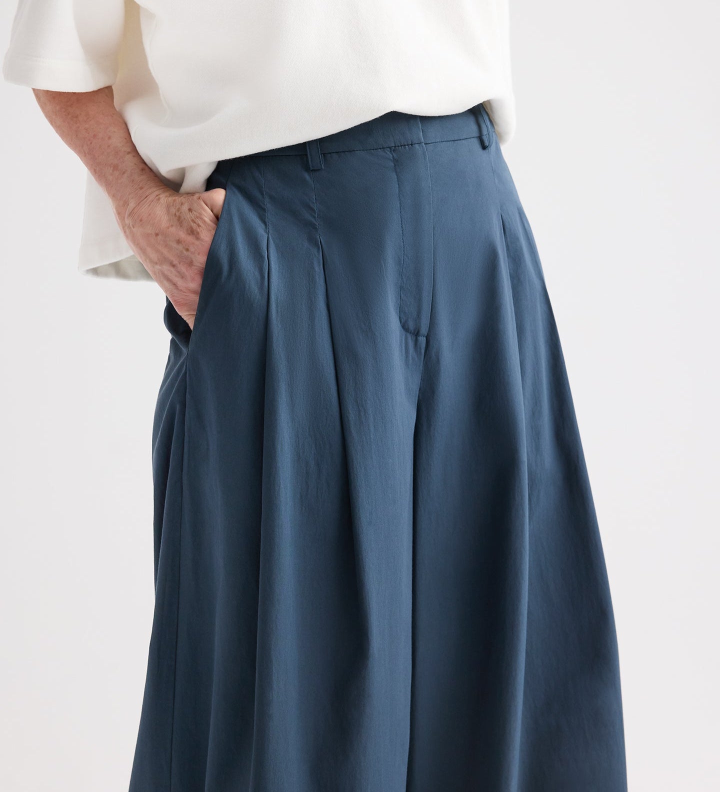 TWP - Next Didi Raw Hem Pant in Cotton Poplin