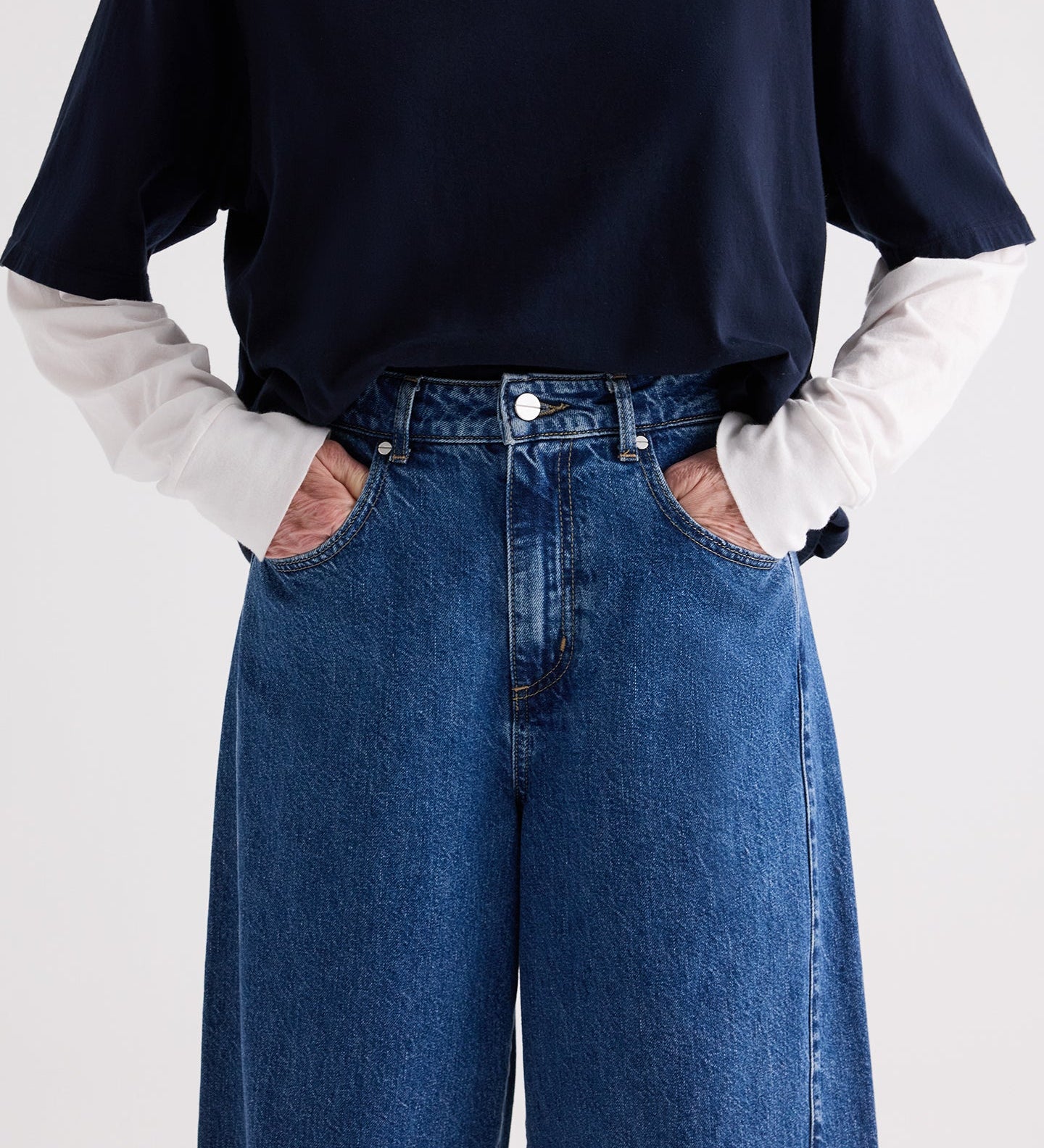 TWP - Slouchy Boyfriend Jeans in Heavy Denim