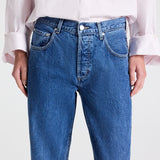 TWP - Cropped Mid Rise Jeans in Heavy Denim