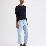 TWP - Cropped Mid Rise Jeans in Denim