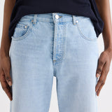TWP - Cropped Mid Rise Jeans in Denim