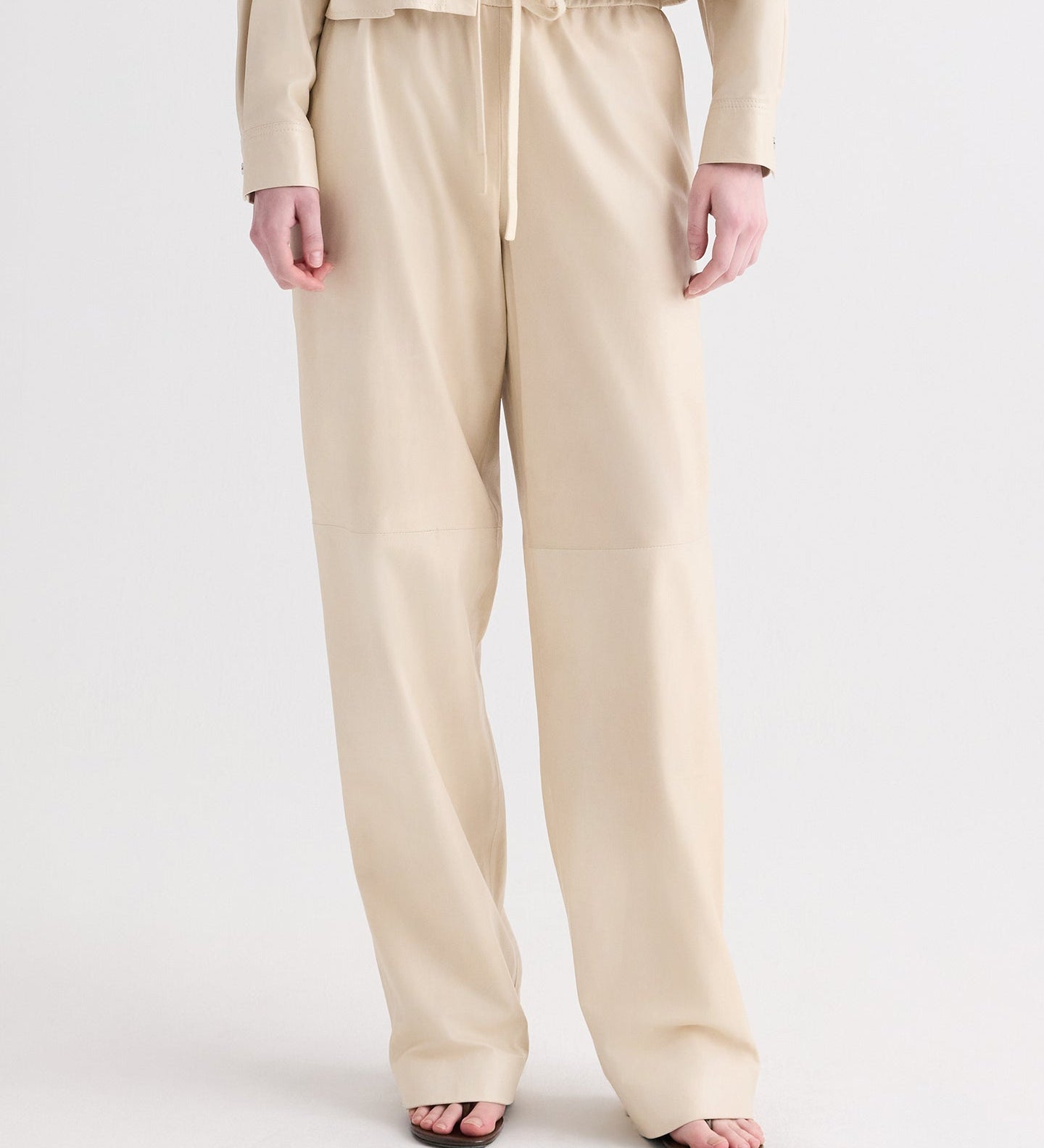 TWP - Leather LP Pant in Paper Leather