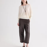 TWP - Leather Slouchy BF Trouser in Dolce Leather