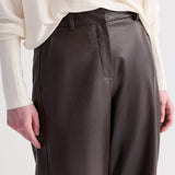 TWP - Leather Slouchy BF Trouser in Dolce Leather