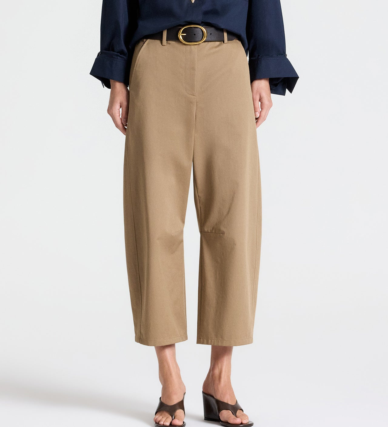 TWP - Slouchy BF Trouser in Trench Chino Twill