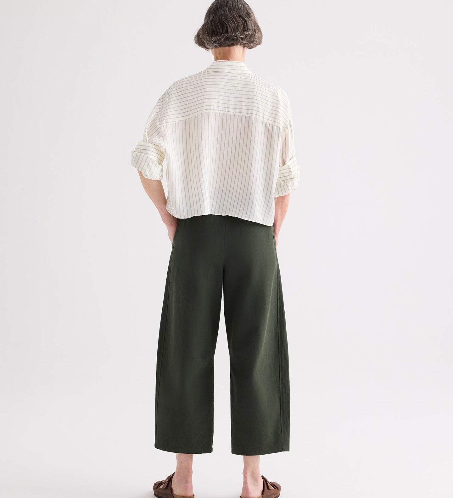 TWP - Slouchy BF Trouser in Cotton Linen Twill