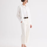 TWP - Slouchy Bf Trouser in Cotton Linen Twill