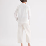 TWP - Slouchy Bf Trouser in Cotton Linen Twill