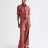 TWP - Hudson With Tux Stripe Pant in Paper Leather