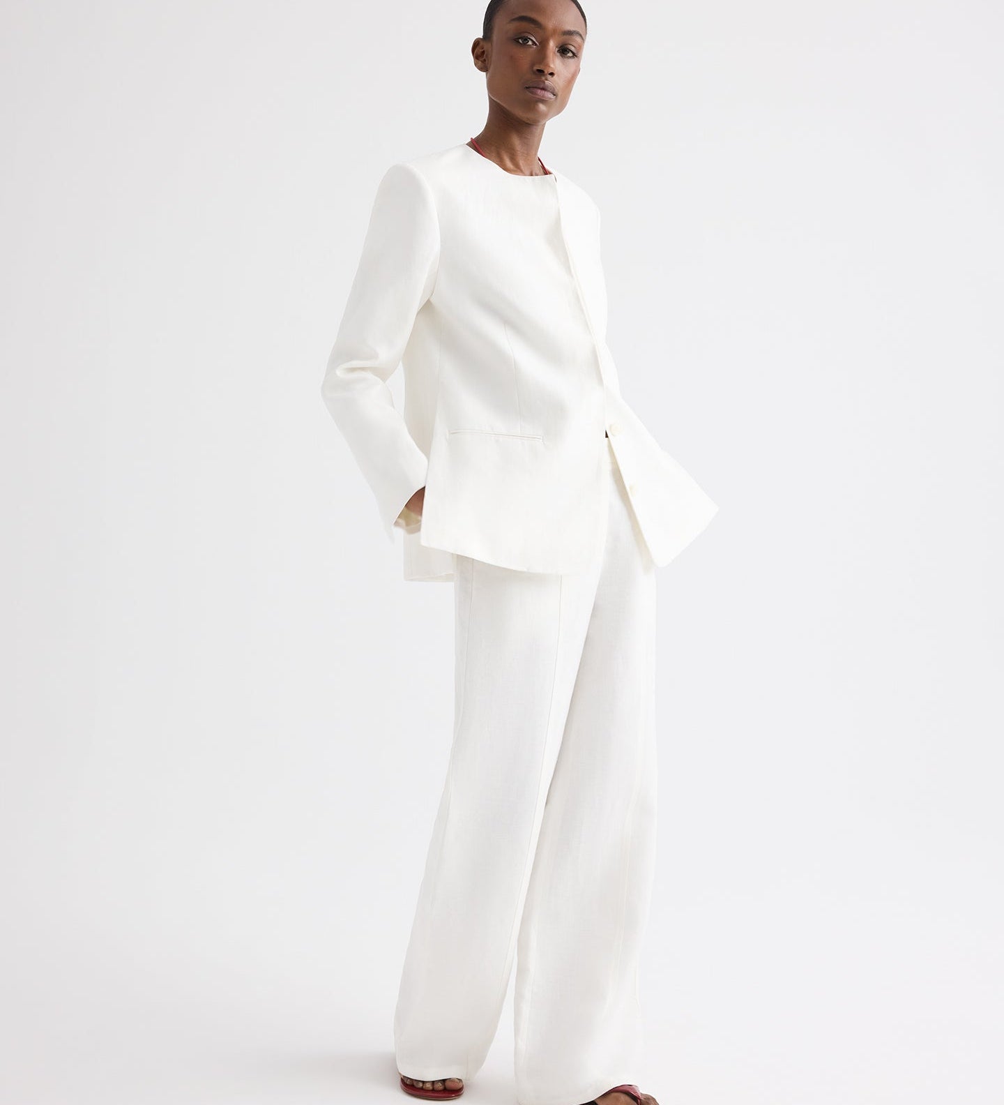 TWP - Slim Demie Pant in Washed Linen