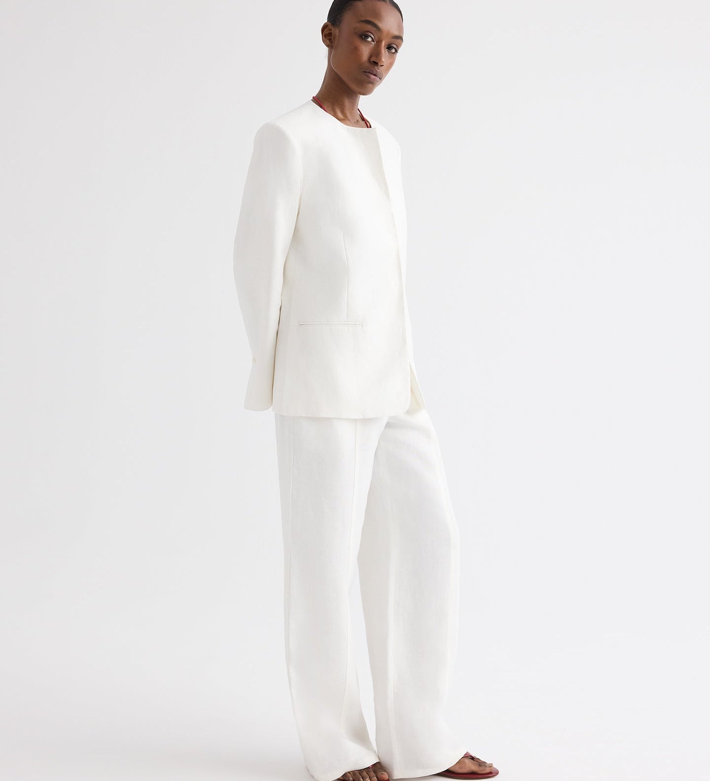 TWP - Slim Demie Pant in Washed Linen