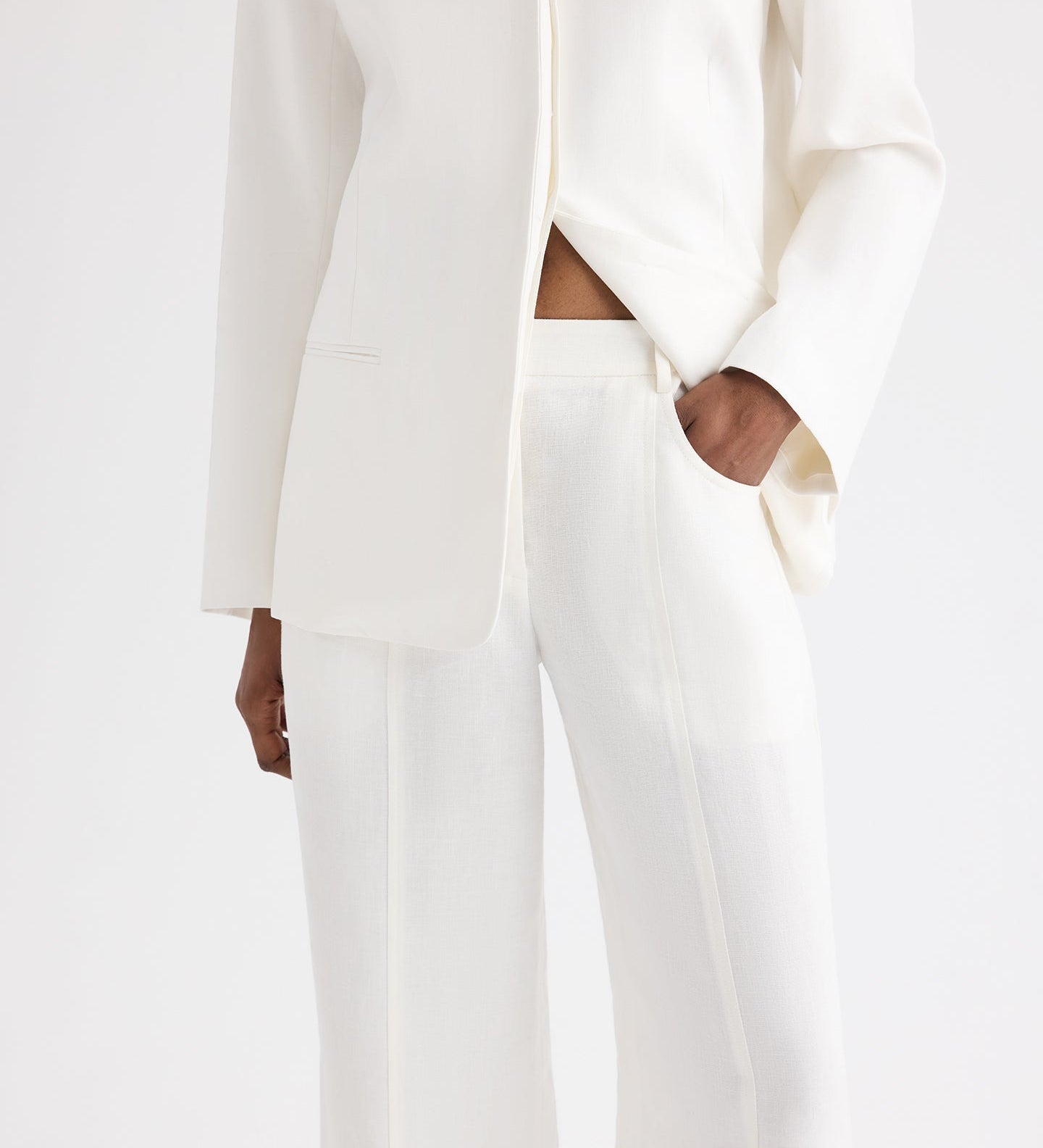 TWP - Slim Demie Pant in Washed Linen