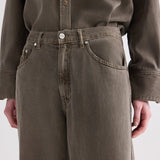 TWP - Song Sung Blue Jean in Linen Cotton Denim
