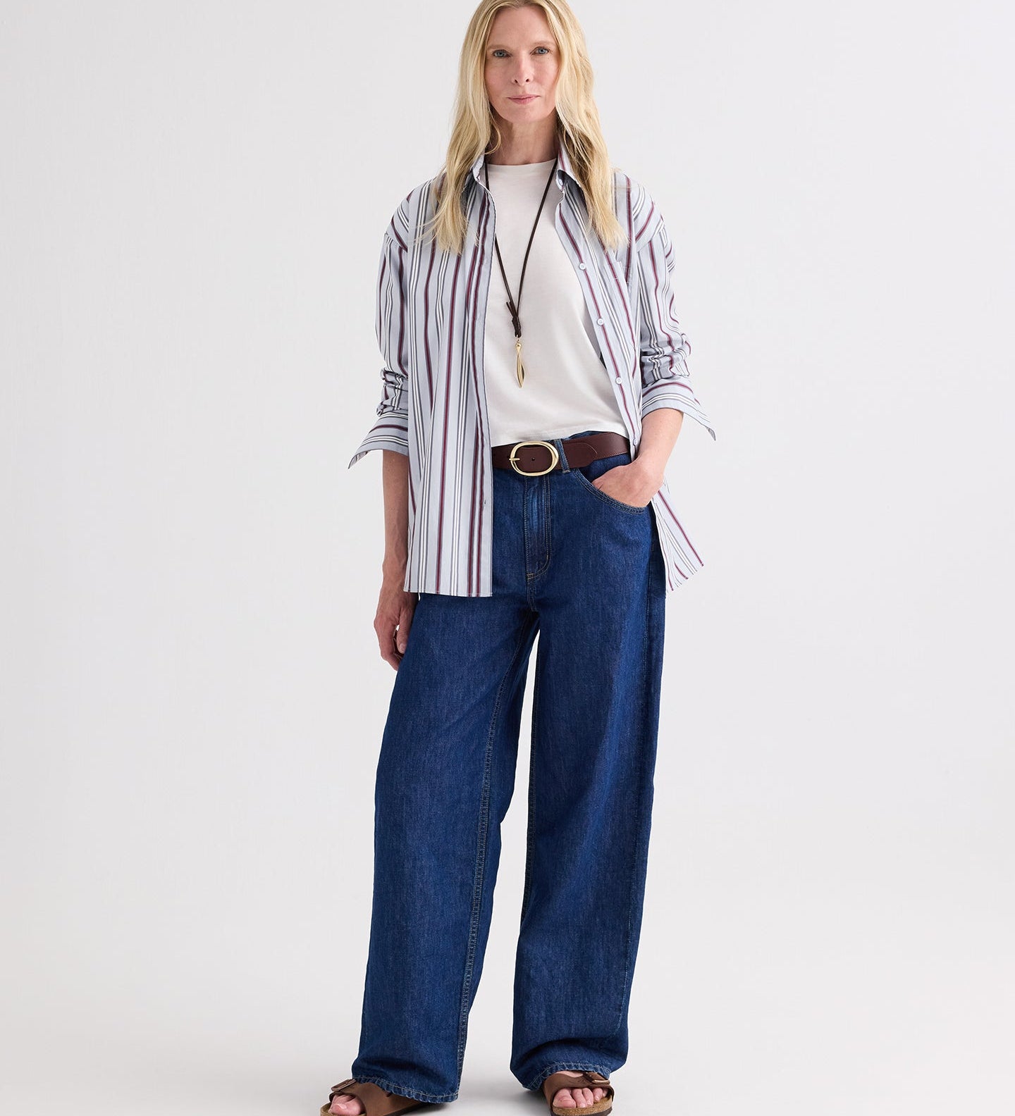 TWP - Song Sung Blue in Linen Cotton Denim
