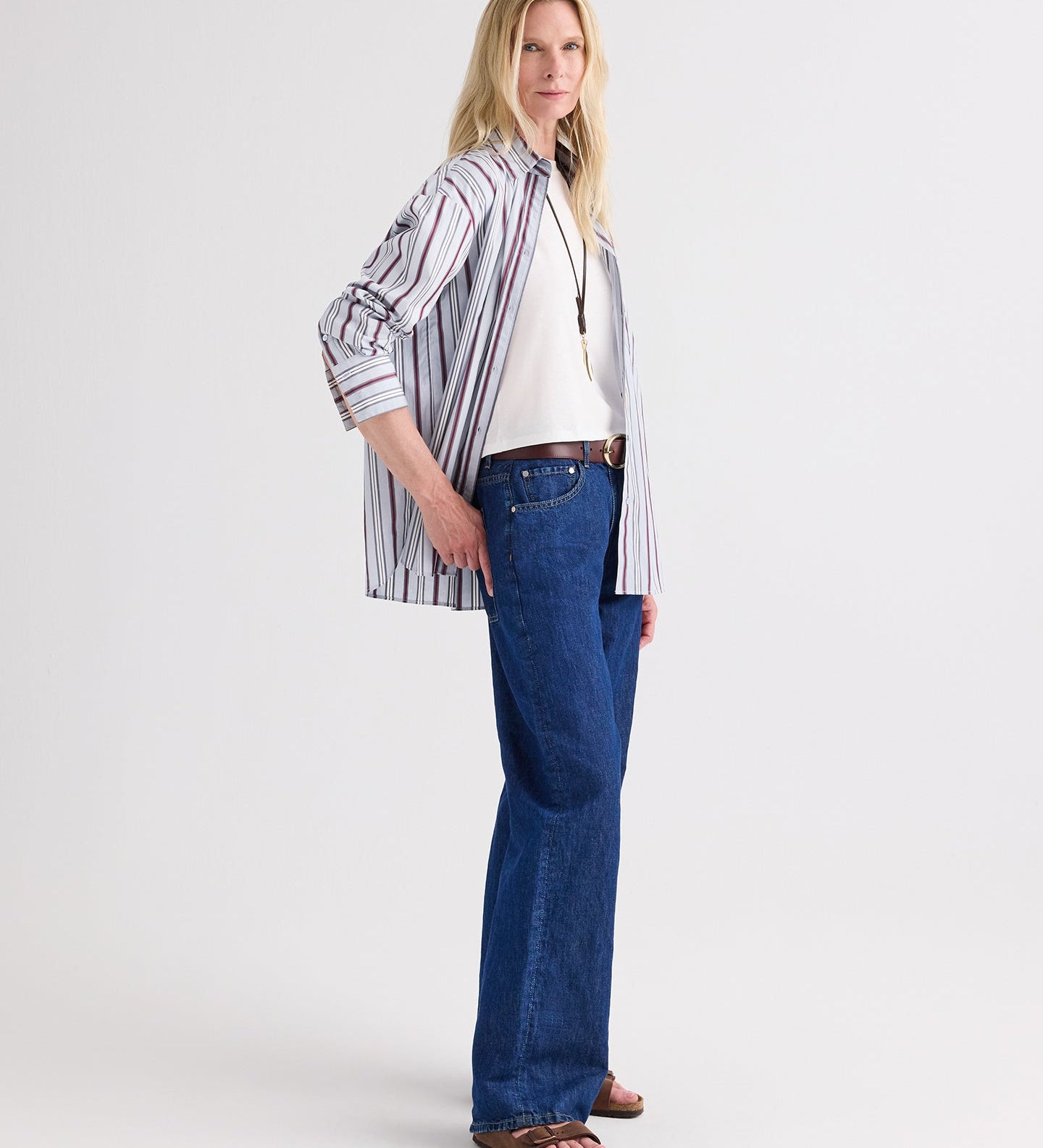 TWP - Song Sung Blue in Linen Cotton Denim