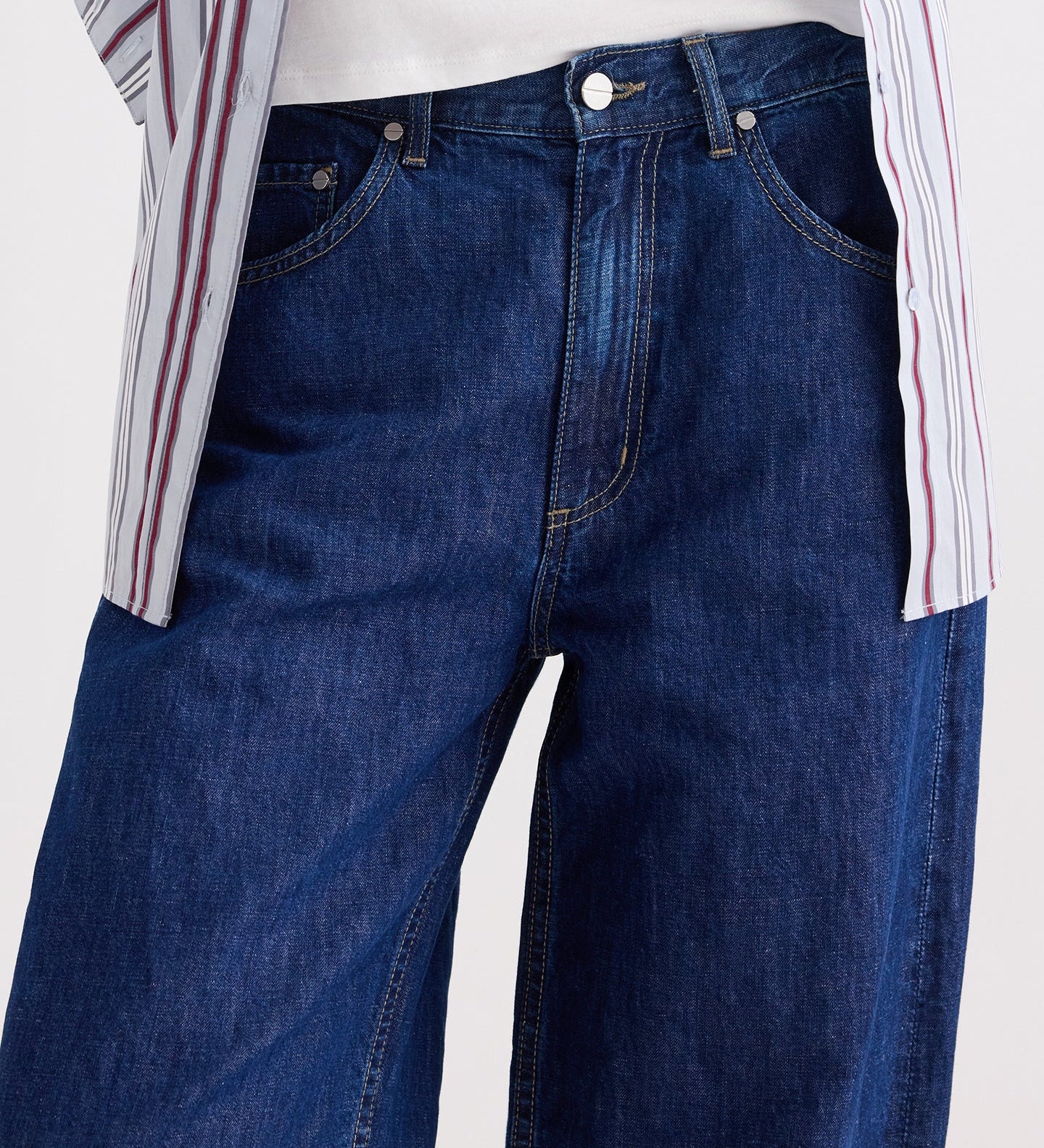 TWP - Song Sung Blue in Linen Cotton Denim