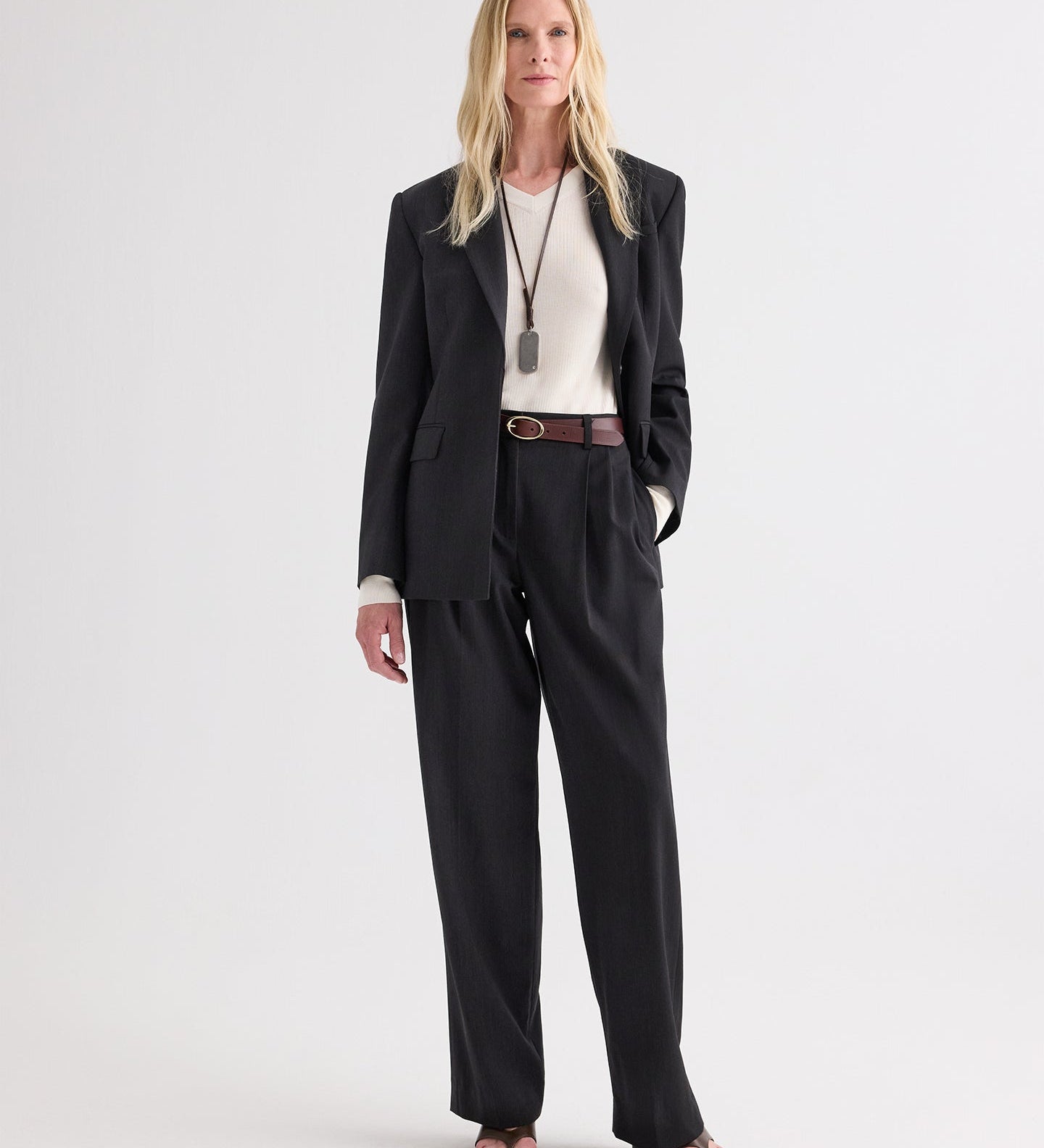 TWP - Narrow Belt in Vachetta Leather