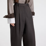 TWP - Ivy Pant in Micro Herringbone Wool Suiting