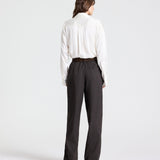 TWP - Ivy Pant in Micro Herringbone Wool Suiting