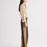 TWP - Isla Pant without Pintuck in Baiadere Stripe Cotton Velvet