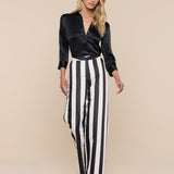 L'AGENCE - Livvy Satin Straight - Leg Trouser