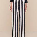 L'AGENCE - Livvy Satin Straight - Leg Trouser