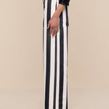 L'AGENCE - Livvy Satin Straight - Leg Trouser