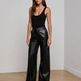 L'AGENCE - Livvy Leather Trouser