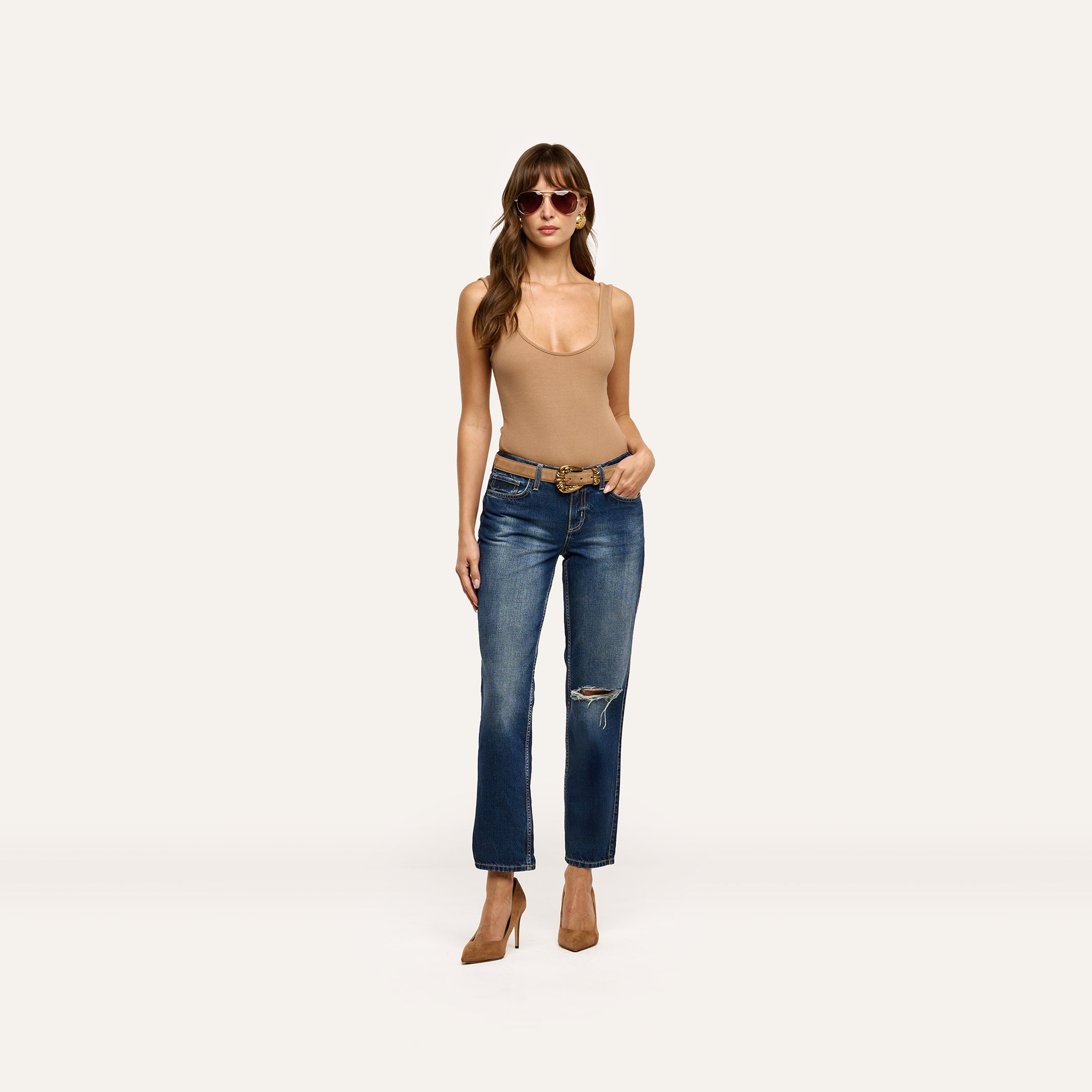 L'AGENCE - Nevia Slouchy Straight - Leg Jean