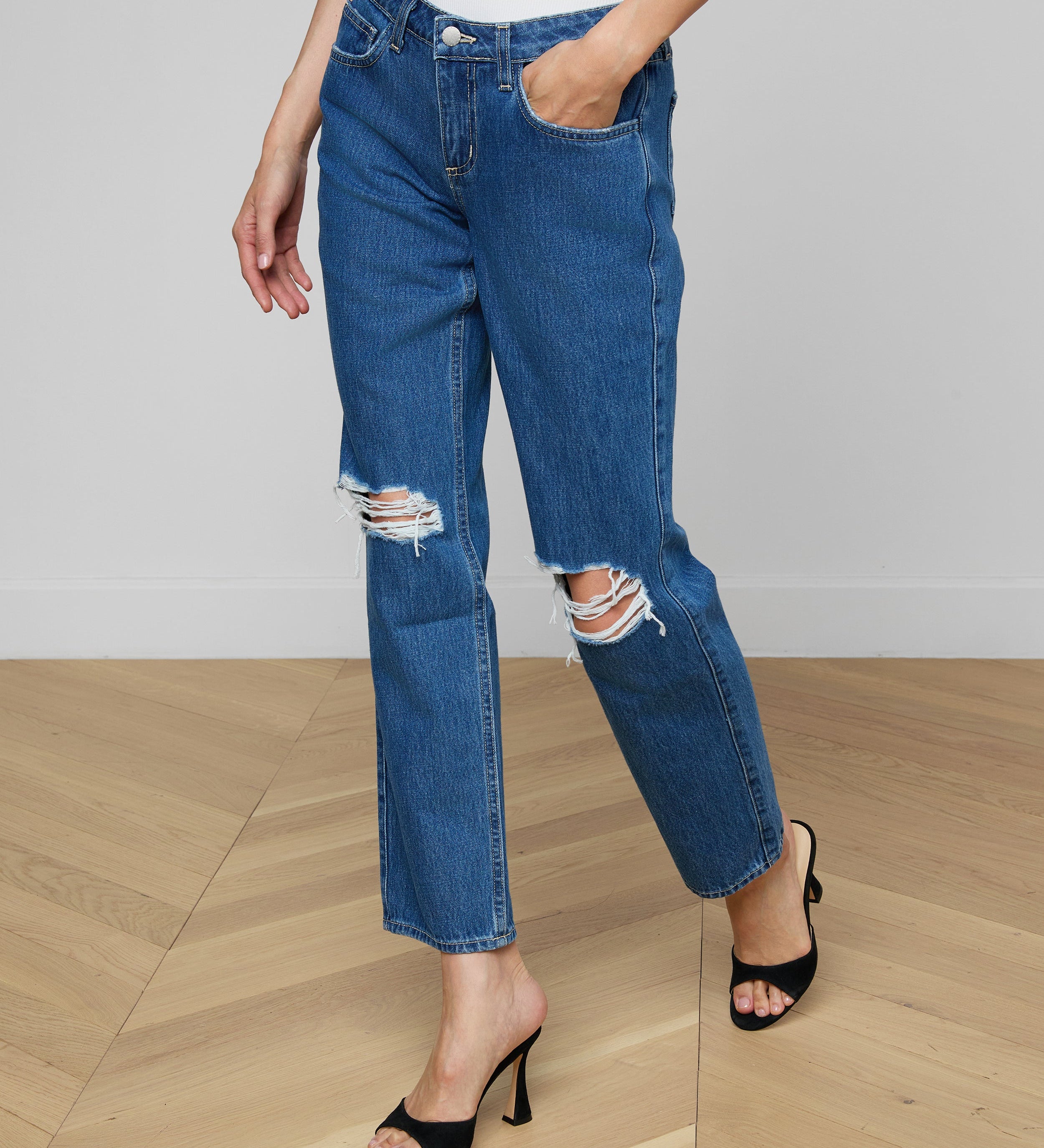L'AGENCE - Nevia Slouchy Straight - Leg Jean