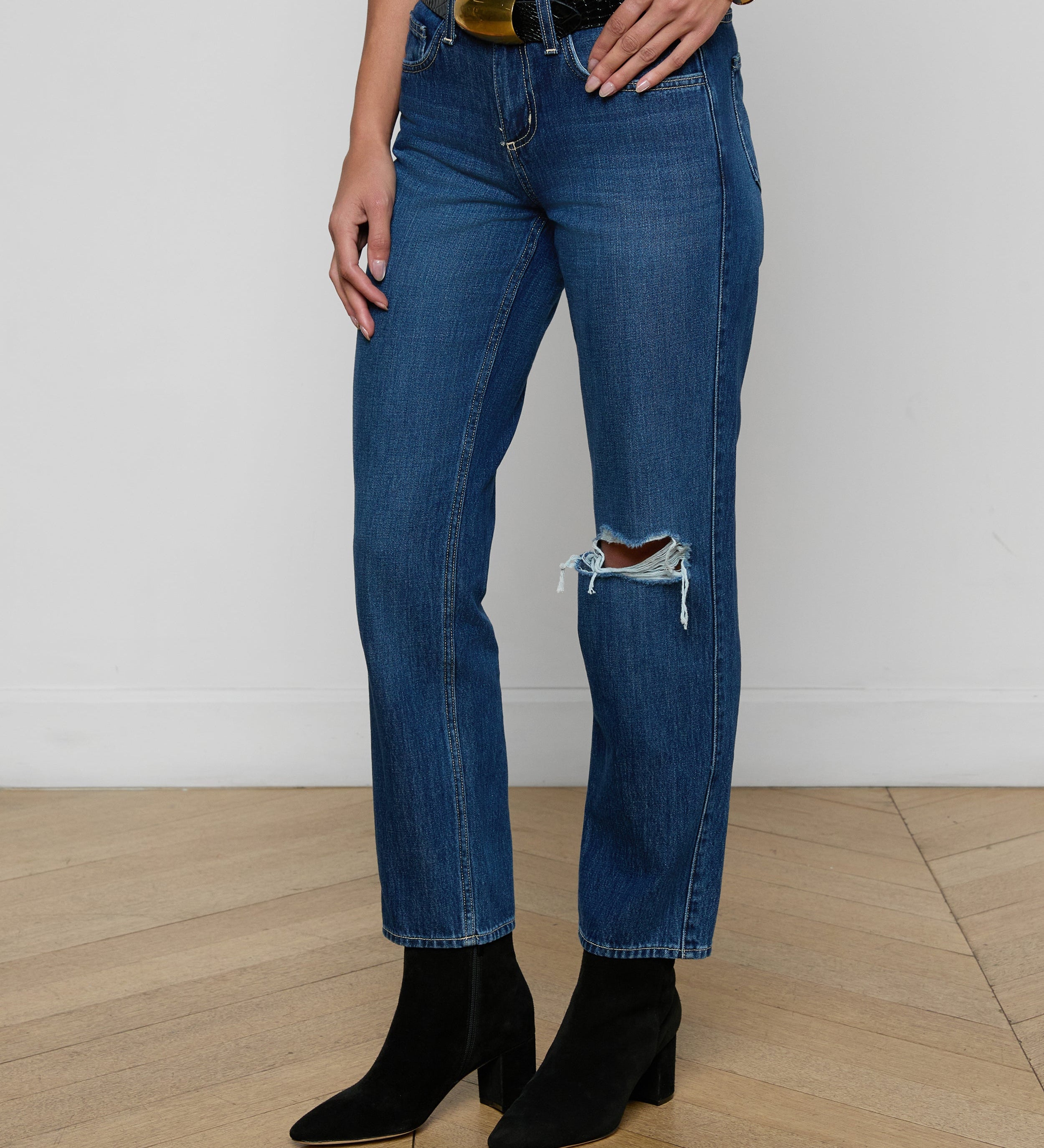 L'AGENCE - Nevia Slouchy Straight - Leg Jean