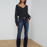 L'AGENCE - Sneeki Low-Rise Straight-Leg Jean