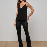 L'AGENCE - Sneeki Coated Straight-Leg Jean