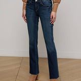 L'AGENCE - Sneeki Low-Rise Straight-Leg Jean