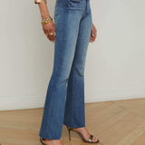 L'AGENCE - Sneeki Low-Rise Straight-Leg Jean