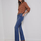 L'AGENCE - Sneeki Low-Rise Straight-Leg Jean