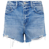 L'AGENCE - Beck Raw-Hem Denim Short