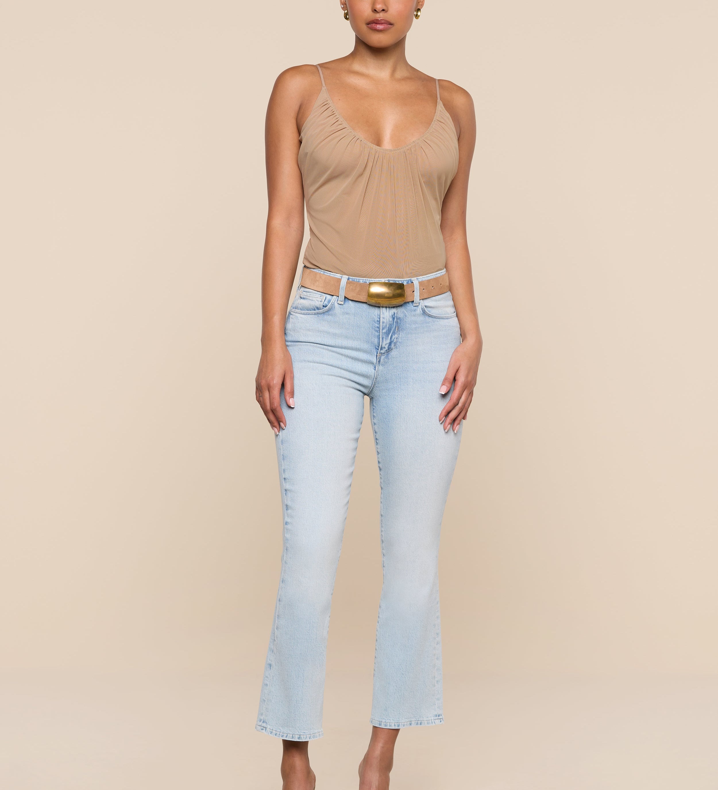L'AGENCE - Tati Cropped Micro Boot Jean