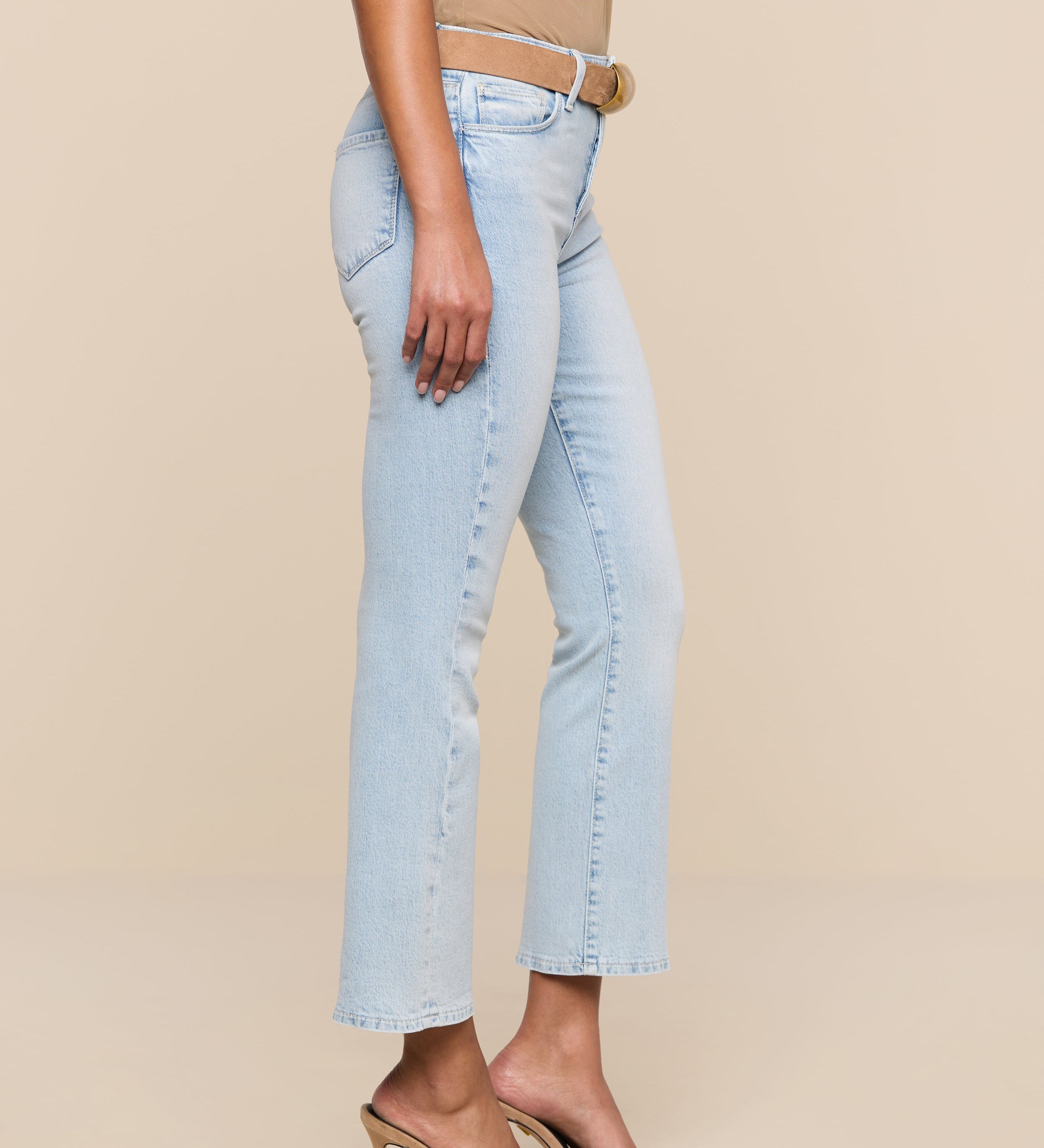 L'AGENCE - Tati Cropped Micro Boot Jean