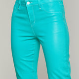L'AGENCE - Tati Coated Bootcut Jean