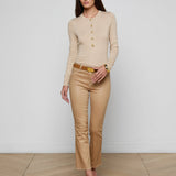 L'AGENCE - Tati Coated Bootcut Jean
