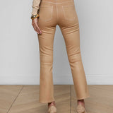 L'AGENCE - Tati Coated Bootcut Jean