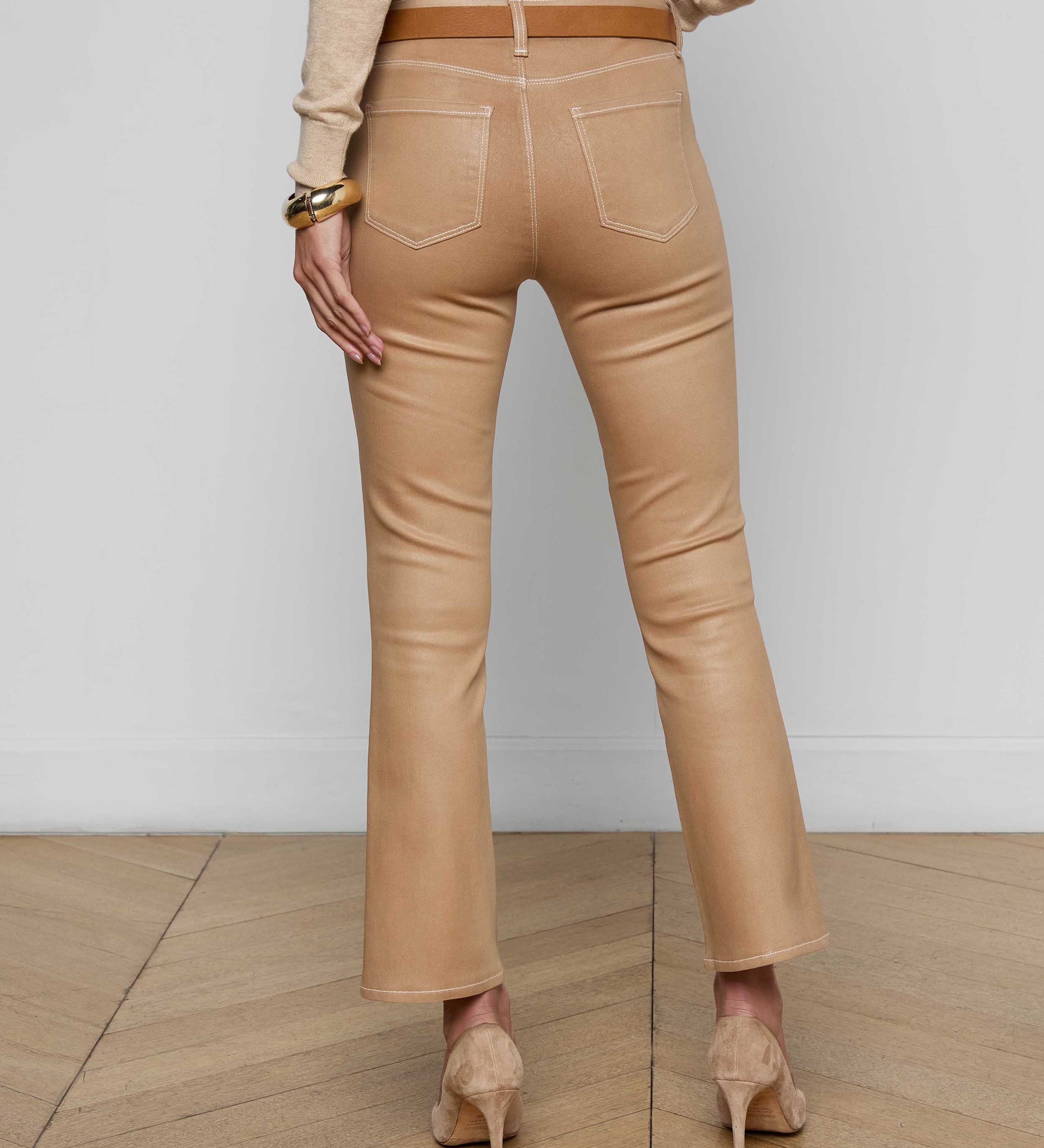 L'AGENCE - Tati Coated Bootcut Jean