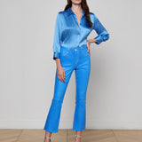 L'AGENCE - Tati Coated Bootcut Jean