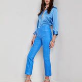 L'AGENCE - Tati Coated Bootcut Jean
