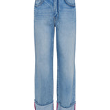 L'AGENCE - Miley Cuffed Wide-Leg Jean