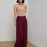 L'AGENCE - Nova Pleated Wide-Leg Pant