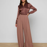 L'AGENCE - Nova Pleated Wide - Leg Pant
