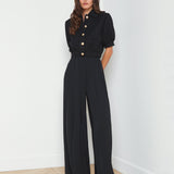 L'AGENCE - Nova Pleated Wide-Leg Pant