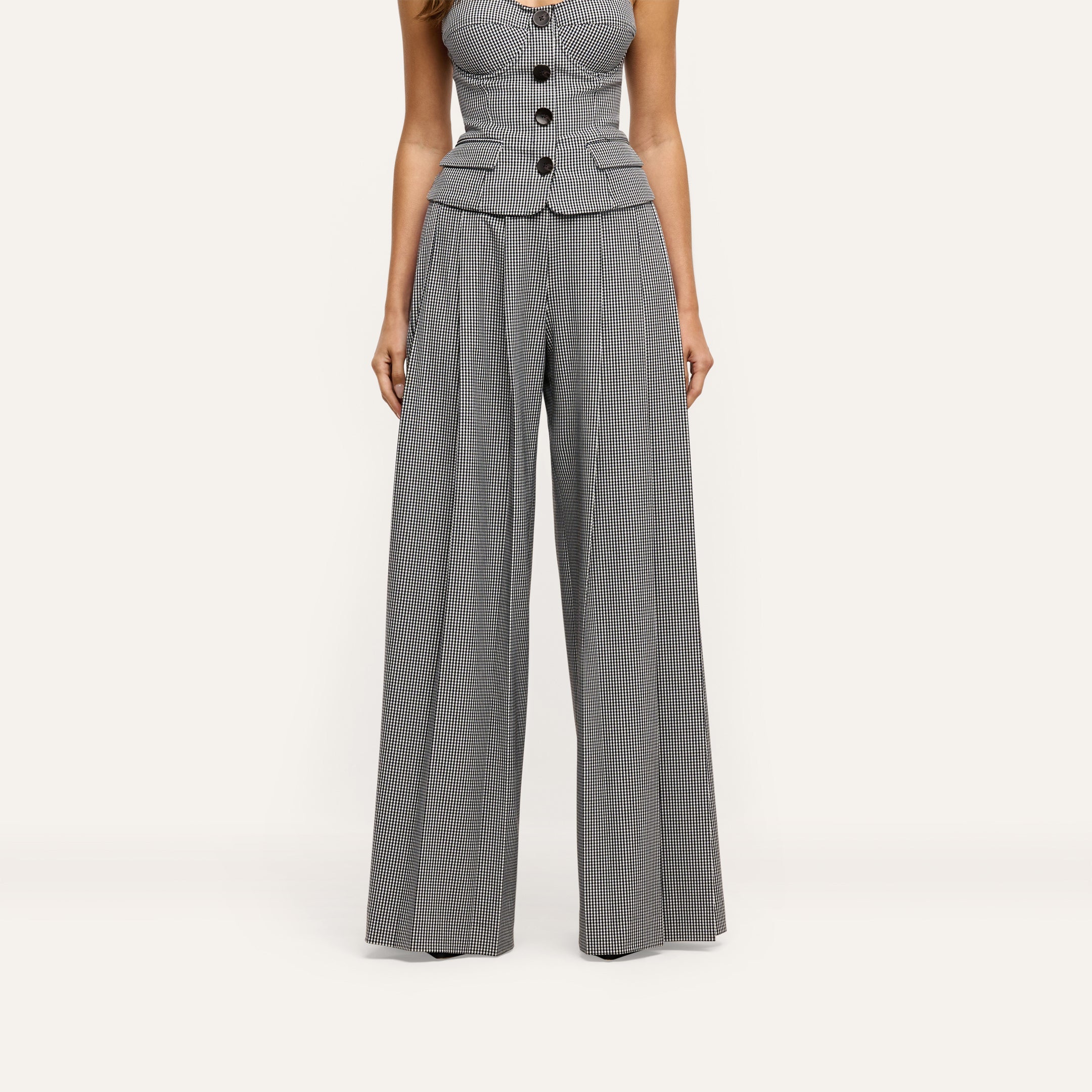 L'AGENCE - Nova Pleated Wide - Leg Pant